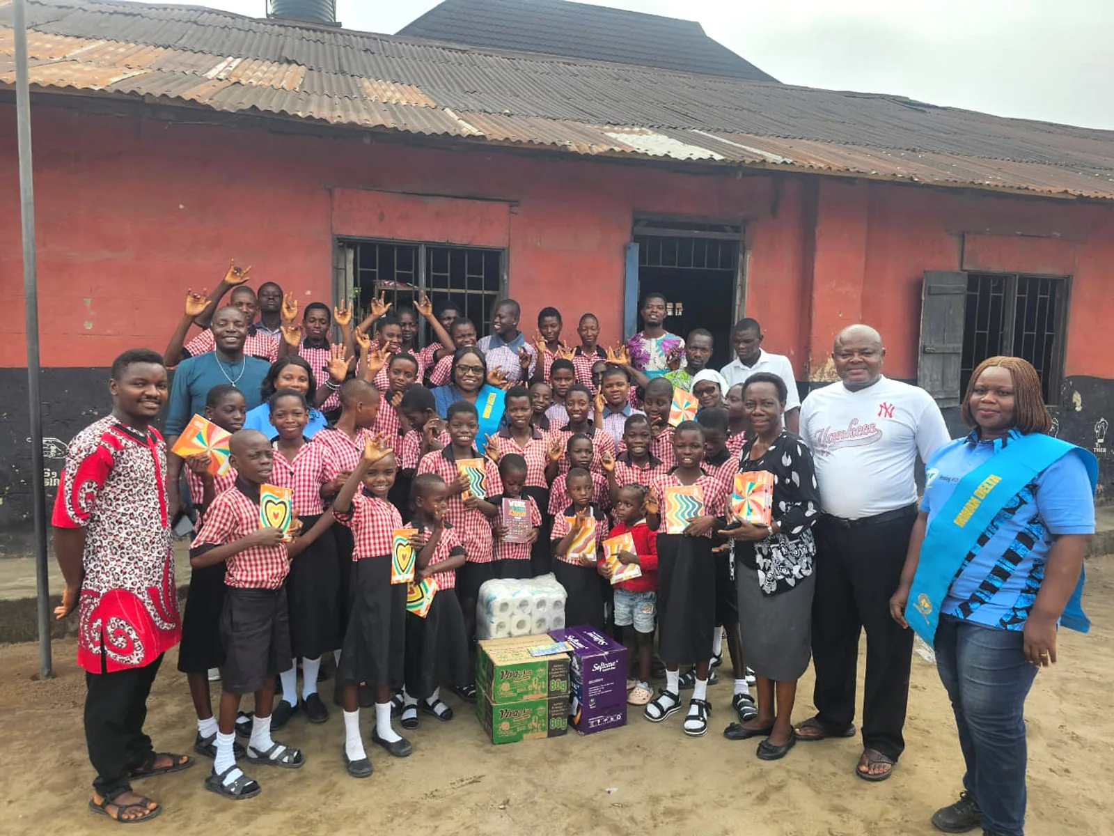 International Day of Persons with Disabilities visit, School of the Deaf, Sapele