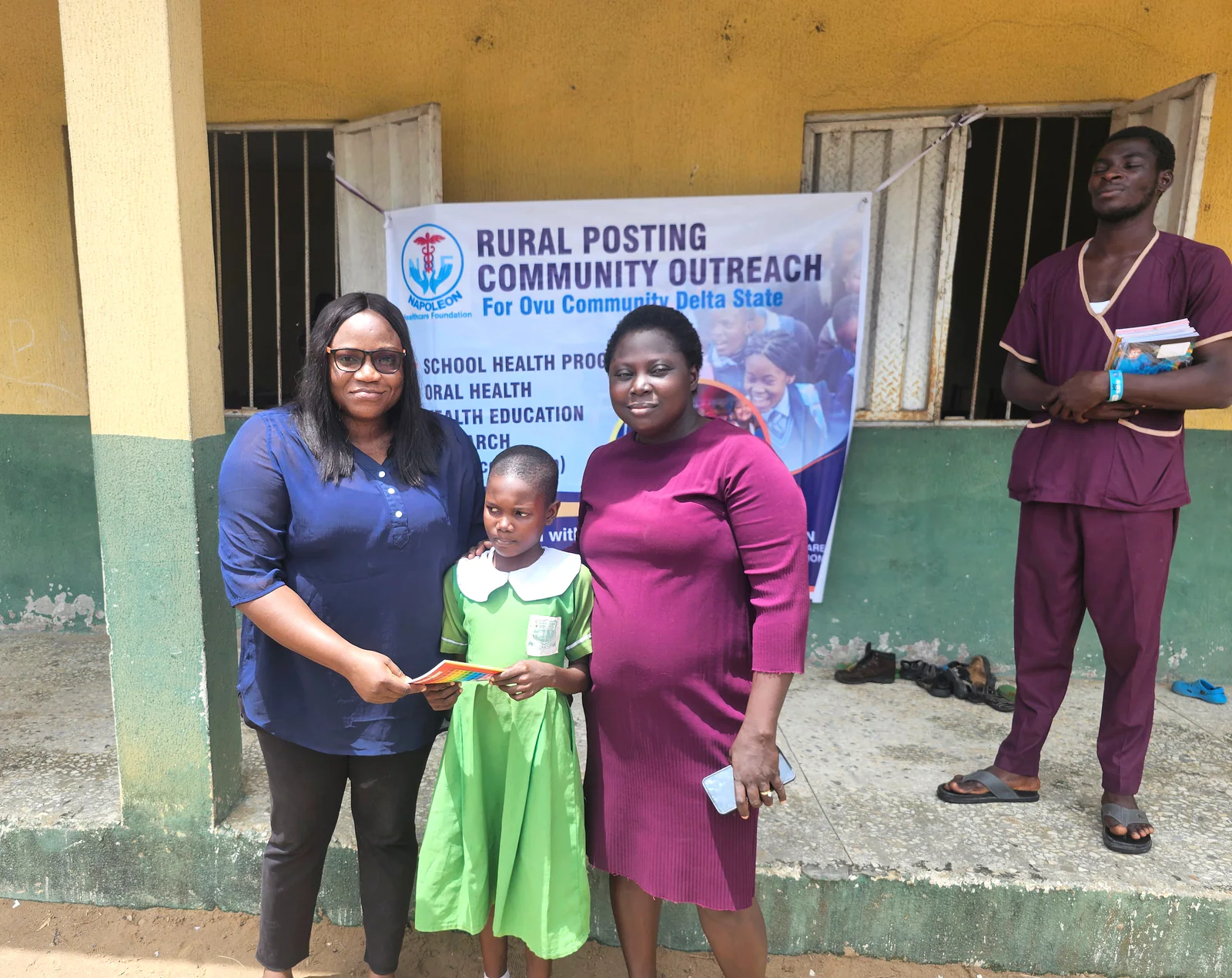 Scene from the Ovu School Health Programme, May 2025