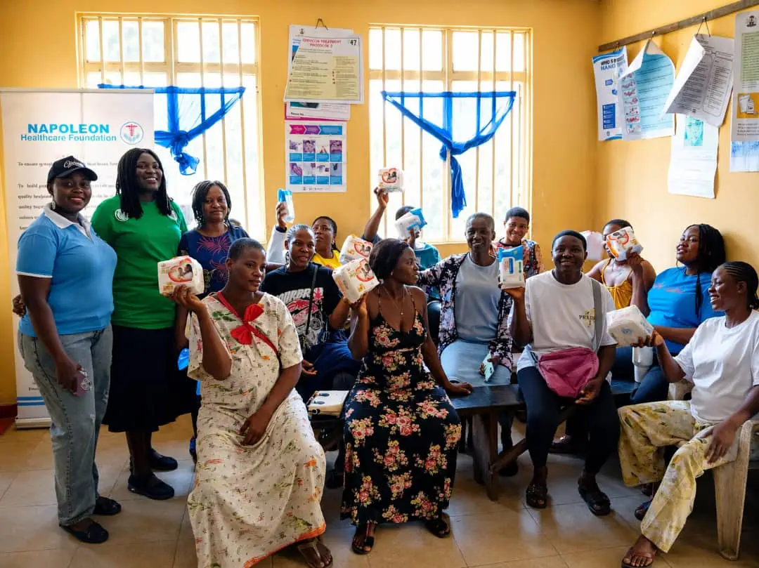 Mothers with diapers received during World Breastfeeding Week 2026, Oghara